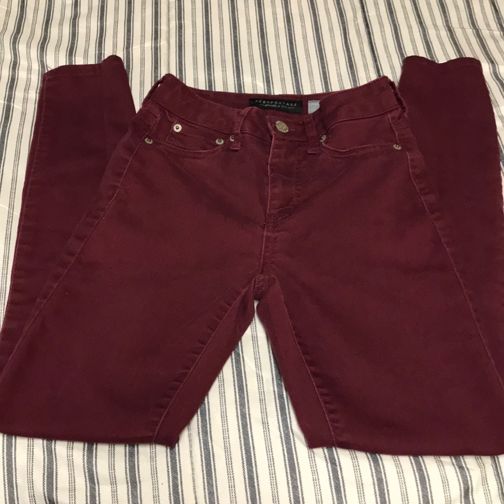 Aeropostale Burgundy Pants